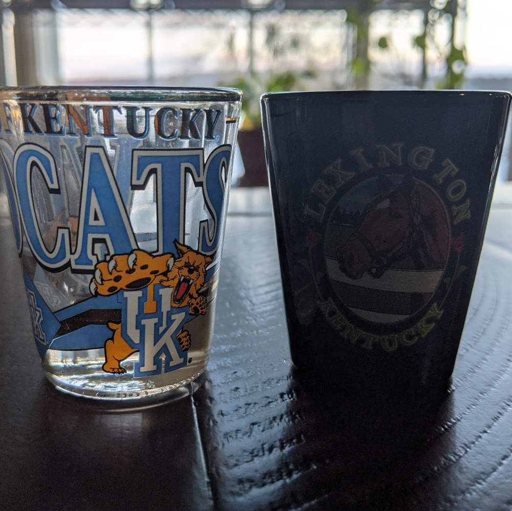 Duo Shot Glass set from Kentucky